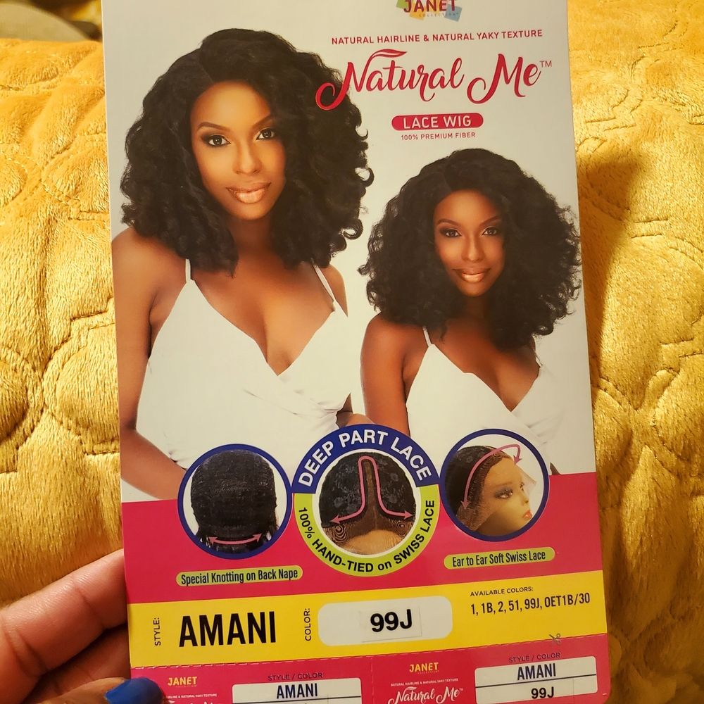 Janet Natural Me Lace Wig - Amani in 99J